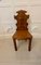 Antique Victorian Hall Chairs in Carved Oak, Set of 2, Image 4