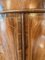 Antique George III Bow Fronted Hanging Corner Cabinet in Mahogany, Image 4