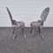Chairs in Aluminum and Cast Iron, 1900, Set of 2 2