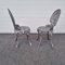 Chaises en Aluminium et Fonte, 1900, Set de 2 2