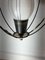 Ceiling Lamp in Glass & Metal Wire, 1950s. 3
