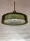 Lampada da soffitto in vetro verde di Carl Fagerlund per Orrefors, anni '60, Immagine 2