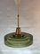 Lampada da soffitto in vetro verde di Carl Fagerlund per Orrefors, anni '60, Immagine 6