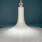Vintage Swirl Murano Glass Vetri Pendant Lamp, Italy, 1970s 9