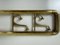 Art Deco Style Brass Coat Rack With Foldable Hooks, Austria, 1940s 7