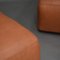 Italian Leather Le Mura Poufs by Mario Bellini for Cassina, 1970s, Image 12