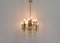 Italian Brass Chandelier 12 Spot Pendant Lamp by Gaetano Sciolari, 1970s 8