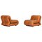 Italian Pagrù Lounge Chairs by Claudio Vignoni, 1960s, Set of 2 1