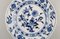 Piatti Blue Onion in porcellana dipinta a mano di Meissen, set di 4, Immagine 3