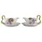 Iris Sauce Boats in Hand-Painted Porcelain from Rosenthal, Germany, 1920s, Set of 2, Image 1