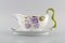 Iris Sauce Boats in Hand-Painted Porcelain from Rosenthal, Germany, 1920s, Set of 2, Image 3
