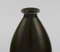 Vase aus Disko Metall von Just Andersen, Dänemark, 1930er 4