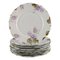 Iris Dinner Plates in Hand-Painted Porcelain from Rosenthal, Germany, Set of 8, Image 1