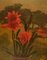 Edvard Sarvig, Flowers in Pot, 1951, Denmark, Öl auf Leinwand, Gerahmt 1
