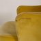 Conference Armchairs in Yellow Velvet by Eero Saarinen for Knoll Inc. / Knoll International, Set of 2 5