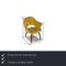 Conference Armchairs in Yellow Velvet by Eero Saarinen for Knoll Inc. / Knoll International, Set of 2 2