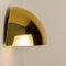 Brass Wall Light in the Style of Florian Schulz, 1970s 3
