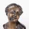 Bust of a Young Woman in Bronze, Italy, 20th-Century 3