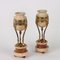 Marble & Gilt Bronze Vases, Set of 2 2