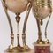 Marble & Gilt Bronze Vases, Set of 2 6