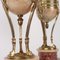 Vasen aus Marmor & vergoldeter Bronze, 2er Set 6