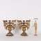 Carved and Gilded Wood Vases, Set of 2 2