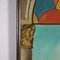 Trompe Loeil with Landscape and Birds, Oil on Faesite, Framed, Image 7