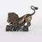 Bronze Lion on Marble Base 5