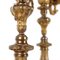 Golden Bronze Triptych Clock & Candle Holders, Set of 3, Image 11