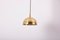 German Pendant Lamp in Brass by Florian Schulz, 1970s 6