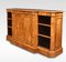 Inlaid Walnut Dwarf Breakfront Bookcase 9