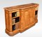 Inlaid Walnut Dwarf Breakfront Bookcase 4