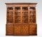 George III Breakfront Bibliothek Bücherregal aus Mahagoni im George III Stil 1