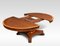 Mahogany Inlaid Extending Pedestal Dining Table 2