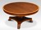 Mahogany Inlaid Extending Pedestal Dining Table, Image 1