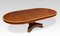 Mahogany Inlaid Extending Pedestal Dining Table 6