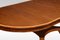 Mahogany Inlaid Extending Pedestal Dining Table 4