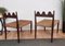 Italienische Mid-Century Stühle aus geschnitztem Holz & geflochtenem Seil, 1960er, 2er Set 7
