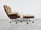 Vintage Lounge Chair with Stool by Martin Stoll for Giroflex, 1960s, Set of 2 4