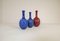 Vases Mid-Century Bleus et Rouges par Sven Erik Skawonius pour Upsala Ekeby, 1950s, Set de 3 6