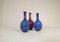 Vases Mid-Century Bleus et Rouges par Sven Erik Skawonius pour Upsala Ekeby, 1950s, Set de 3 2