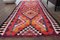 Turkish Handmade Wool Oushak Kilim Runner Rug 3