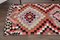 Tapis de Couloir Oushak Kilim en Laine Fait Main, Turquie 7