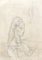 Henri Fehr, Etude de jeune femme, 1930, Pencil on Paper, Immagine 1
