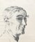 Hans Berger, Portrait d'homme, 1920, Lithograph, Image 4