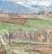 Isaac Charles Goetz, À travers champs et vue sur la montagne, 1950, Oil on Canvas 4