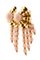 Boucles d'Oreilles Clip Sphère en Corail Rose et Or Jaune 18K, Set de 2 2