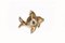 Collier avec pendentif poisson en or rose, diamants, perles et diamants 3