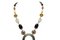 Gold, Silver, Stone & Pearl Necklace 2