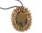 Collier ou Broche Pendentif en Diamant, Saphir Jaune, Corail Rouge, Or et Argent 3